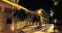 Exterior view of the Amphitryon 4* hotel, Nauplio