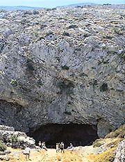 The cave "Ideon Andron"