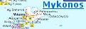 Click for accommodation options in Mykonos (hotels, studios, apartments), general information on the island and photos of it
