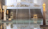 Exhibits from Acropolis at the new museum