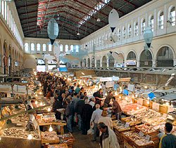 The Athens central market