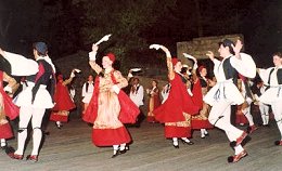 Authentic Greek dancers