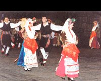 Greek traditional dances at the Dora Stratou theatre