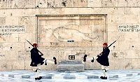 Change of guards at the Constitution Square, Athens