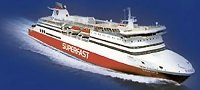 One of the Superfast ferries going to Ancona and Bari from Patras and Igoumenitsa