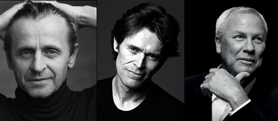 Robert Wilson, Mikhail Baryshnikov, Willem Dafoe 