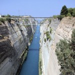 Corinth canal - https://www.flickr.com/photos/pug_girl/6200098371/