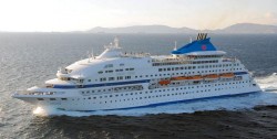 The 'Cristal' cruise ship