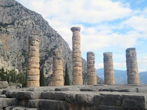 Delphi, the Apollo temple