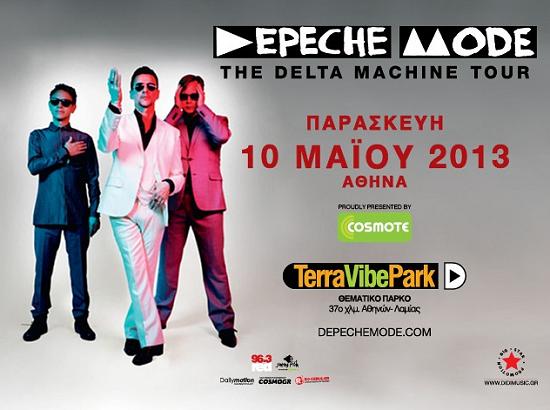 The Depeche Mode in concert in Athens, Greece