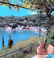View of Loggos from the villa