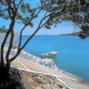 Villa Amalia Alonissos; at the water's edge