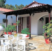 View of the exteriors of the villa