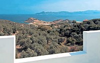 The view from the villa