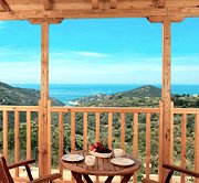 The view from the villa