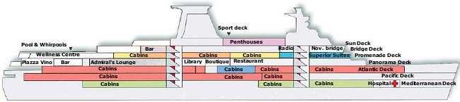 Profile of the vessel