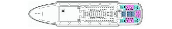 Plan of the Boat Deck; click for enlarged view