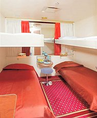 Quadruple Inside cabins