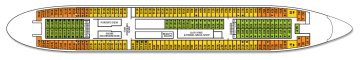 Plan of the Marina Deck on the "Aquamarine"; click for enlarged view