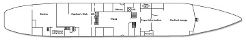 Plan of the Rendezvous Deck on the "Calypso"; click for enlarged view