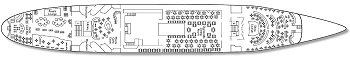 Plan of the Promenade Deck; click for enlarged view