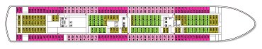 Plan of the Biscayne Deck on the Louis Majesty cruise ship; click for enlarged view