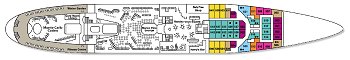 Plan of the Riviera Deck; click for enlarged view