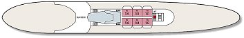 Plan of the Sun Deck; click for enlarged view