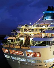 View of the Vision Star cruise ship