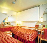 Inside cabins, categories SDA, DA, D