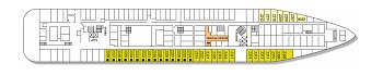 Plan of the Deck 2 on the "Vision Star" cruise vessel; click for enlarged view