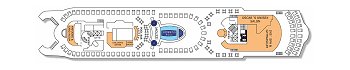 Plan of the Deck 8 on the "Vision Star"; click for enlarged view
