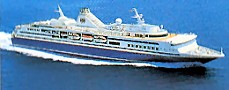 Olympia Voyager cruise vessel in the Mediterranean