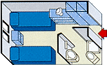 plan of A cabin type