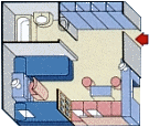 plan of SB, SC types of cabin