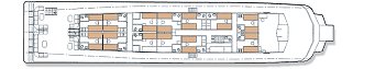 Plan of the Sun deck; click for enlarged view