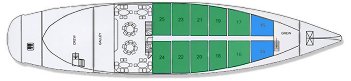 Plan of the Mykonos Deck; click for enlarged view