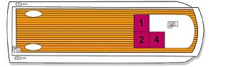 Plan of the Sun deck; click for enlarged view