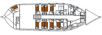Plan of the Lower Deck; click for enlarged view