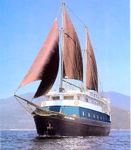 The "Viking Star" cruise sail ship