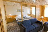 Royal Suite on the 'Zenith' cruise vessel