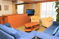 Royal Suite on the 'Zenith' cruise ship