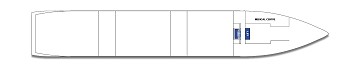 Plan of the Deck 3 of the "Zenith" cruise vessel; click for enlarged view