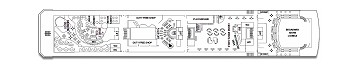 Plan of the Fantasy Deck on the "Zenith"; click for enlarged view