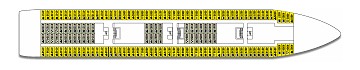 Plan of the Florida Deck on hte Zenith cruise ship; click for enlarged view