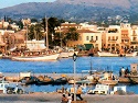 The port of Aegina island