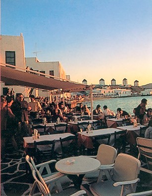 Mykonos port