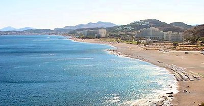 Faleraki beach, Rhodes