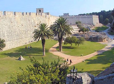 Rhodes town castle