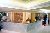 The reception area